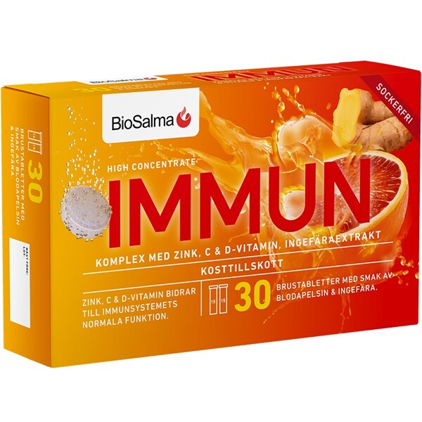 BioSalma Immun Zink C+D-vitamin